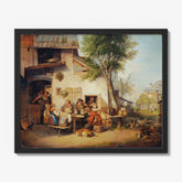 In front of the village tavern by Ignaz Raffalt - thumbnail_1_bf_67433c8cfaa684e1cf4ba51e